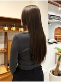 アッシュグレージュ+髪質改善