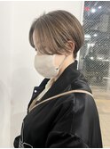 ショートボブ+ハイライト