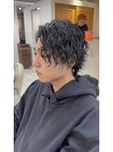 横浜★ツイストスパイラルパーマウルフカット