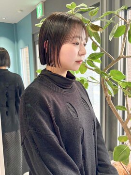 ノエ トトン(noe tton) ホワイトグレージュ/デジタルパーマ/チェリーブラウン/名駅/35