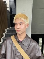メンズショート/スパイキーショート/ブランドカラー