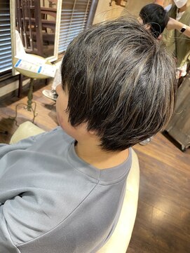 ヘアー クリエイト カルバリ(HAIR CREATE Calbari) 無造作ハイライトショート