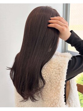 ガリカ 博多(Gallica) ブリーチなしダブルカラーでつくる艶髪透け感カラー