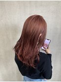 ワインレッド　ピンクブラウン　チェリーレッド　暖色系カラー