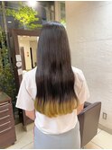 裾カラーイエロー