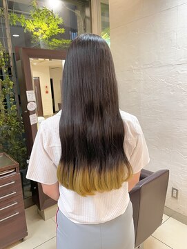 アユラ イオン八戸田向店(AyuRa) 裾カラーイエロー