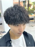 癖毛解消縦落ちツイストスパイラルパーマ/メンズ2wayマッシュ
