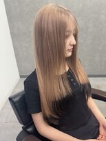 ヘアーザラブズラフズ オーガニカ 北九州(HAIR THE LOVES LAUGHS ORGANICA)&nbsp;ミルクティー×ブラック/ダブルカラー