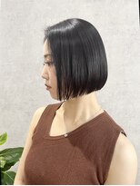 サクラ オモテサンドウ(SAKURA)&nbsp;美髪矯正で作る切りっぱなしボブ　乾かすだけ　髪質改善　表参道