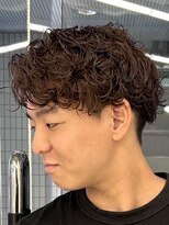 ウィル バイ ブラウン(Vir by Brown)&nbsp;men's hair/シャドウパーマ/ブラウンカラー