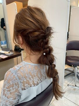 髪質改善/顔周りレイヤーカット/グレージュ[千葉/千葉駅]