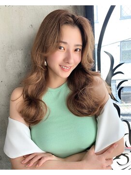 salon de MiLK 札幌大通店【サロン ド ミルク】 20代30代40代/大人可愛いくびれヘアベージュカラー！