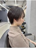 曲がる縮毛矯正/酸性ストレート/ショート/新宿
