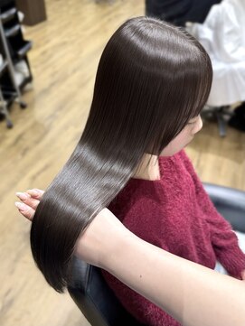 ハピネス クローバー 八木店(Happiness CLOVER) 髪質改善/縮毛矯正/ダークブラウン