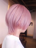 ブロック ジャポン(bloc japon)&nbsp;ピンクベージュレイヤーショートハッシュカットボブルフ