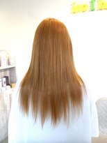 ブレイブ ヘアデザイン(BRaeVE hair design) オレンジカラー