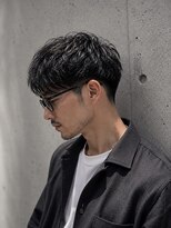 クイル(quill)&nbsp;メンズパーマ#梅田#ツーブロック#センターパート
