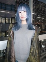 スティードアウェーク 立川北口店(Steed AWAYKE)&nbsp;layer cut / light blue___【AWAYKE/立川】
