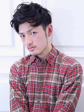 シェア 梅田 バイ ケーツー(SHARE 梅田 by k-two) クセ毛風パ-マ♪オフィスOK！メンズカット/30代/ツーブロック