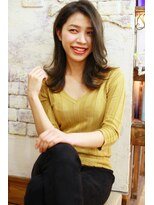 トヌコア ルア 下北沢店(TONUKOA RUA)&nbsp;【TonukoaRua】切りっぱなし感なロブなスタイル