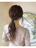 簡単ポニーテールアレンジ！ヘアアレンジ