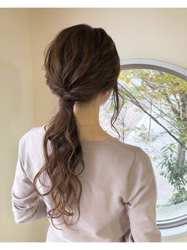 ルーチェ(luce) 簡単ポニーテールアレンジ！ヘアアレンジ