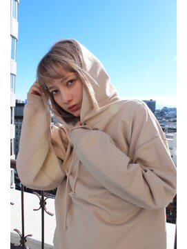 ビビト(bibito) bibito モードなボブ デザインカラーでシースルーカラー