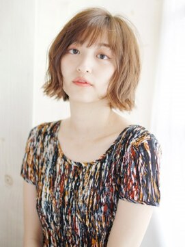 ヘアメイク ナル(hair make nalu) 外ハネバルーンボブスタイル