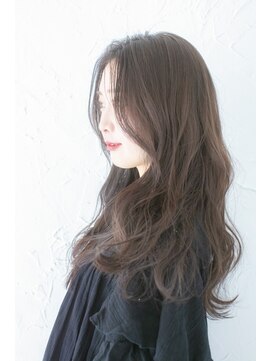 フラクト(FLact) ローレイヤー_アッシュブラウン_ゆるウェーブ