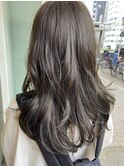 ロングレイヤー・オリーブカラー・ピスタチオカラー