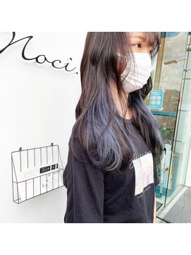 ノチ(Noci) 【和田寧々】イヤリングカラー/ブルーグレー