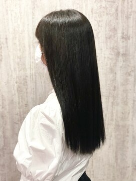 テトテ 門戸厄神店(tetote) 【tetote村山サロンスタイル】美シルエット×うる艶縮毛矯正