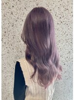 ラニヘアサロン(lani hair salon) ラベンダーピンクミルクティー/韓国/くびれヘアビタミンカラー