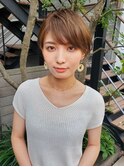 美人度UP小顔カット/30代40代/ショートカット