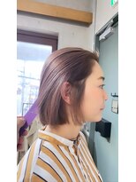 ソルトウォーター(SALT WATER) ダブルカラーでつくる ピンクグレージュ