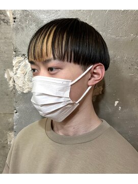 アカ(ACA) メンズカットメンズマッシュルームヘアメンズブリーチ大通札幌