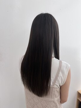 レオ 幸手(Leo) 30代40代髪質改善ココアブラウン艶感ストレート透明感赤み消し