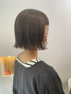 メイクス 表参道(MAKE'S omotesando) 切りっぱなしボブ/ボブ/オン眉/髪質改善