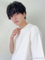 オーブ ヘアー ラックス 下通り熊本3号店(AUBE HAIR lax) 20代・30代_束感マッシュ/波打ちパーマ