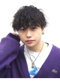 強めツイストスパイラルパーマ[表参道/青山/渋谷/原宿］