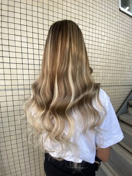 ミラシィ 稲毛(Mirashy) プルエクステで地毛ハイライトと馴染み抜群！！