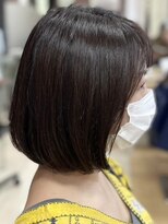 ヘアークリアー 春日部 大人可愛い重めが可愛い伸ばしかけボブスタイル/30代40代50代