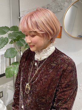 クリアーオブヘアー 栄南店(CLEAR of hair) ペールピンク/RIHO