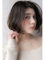 モッズヘア 上尾西口店(mod's hair)&nbsp;グレージュアッシュくせ毛風ひし形ショート309X上尾30代40代50代