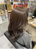 秋っぽいこっくりアッシュブラウン