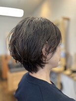 ヘアー ファルル(HAIR FaLuLu)&nbsp;ショートパーマ/ふんわりシュートボブ