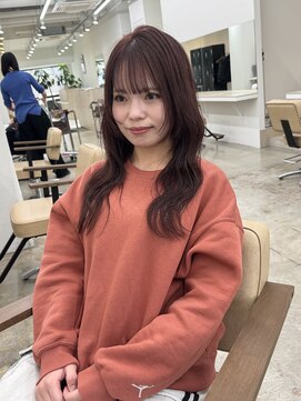 ニュート(Neut ) レイヤーカットチェリーレッドケアブリーチダブルカラー