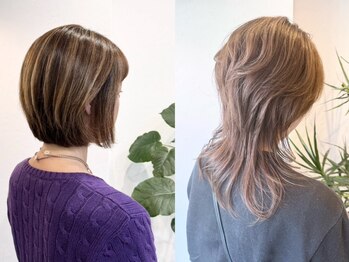 ソポアイナ(sopo aina)の写真/いつもの白髪染めから、お洒落を楽しむハイライトを入れた馴染ませカラーまで幅広く対応します♪