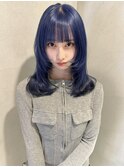 イメチェン/ホワイトブロンド/外ハネボブ/美髪/梅田