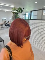 ジゼル 中津大分(GiseL)&nbsp;チェリーレッド　ケアブリーチ暖色カラートリートメント髪質改善